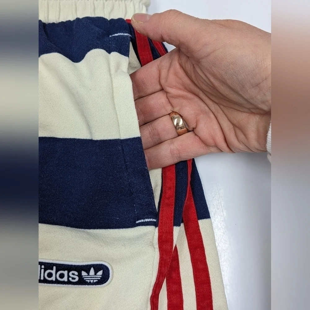 Adidas women's mid waist striped shorts size XS - Picture 7 of 14